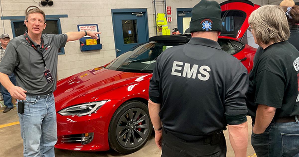 Coop hosts EV safety training for emergency responders